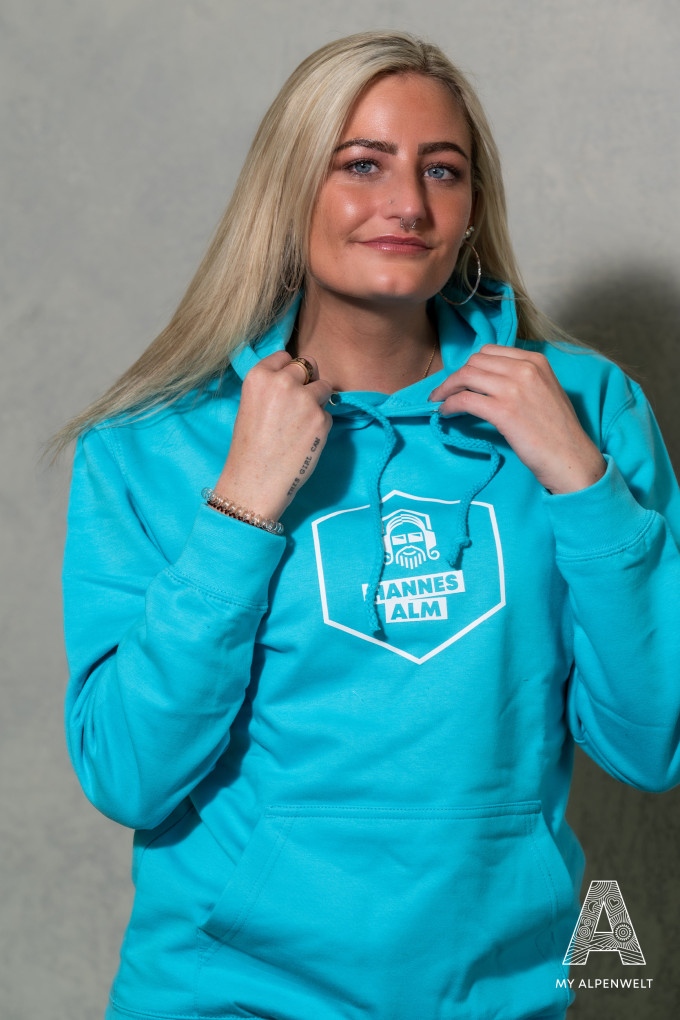 Turquoise Hannes Alm Hoodie