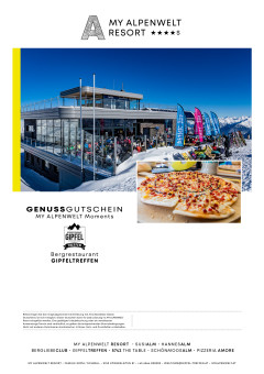 Wertgutschein für das Bergrestaurant Gipfeltreffen