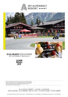 Voucher for the Schönmoos Alm